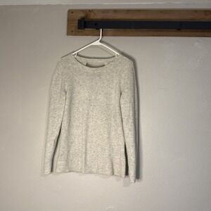 The Loft‎ Crew Neck Sweater With Open Back Size Medium Petite